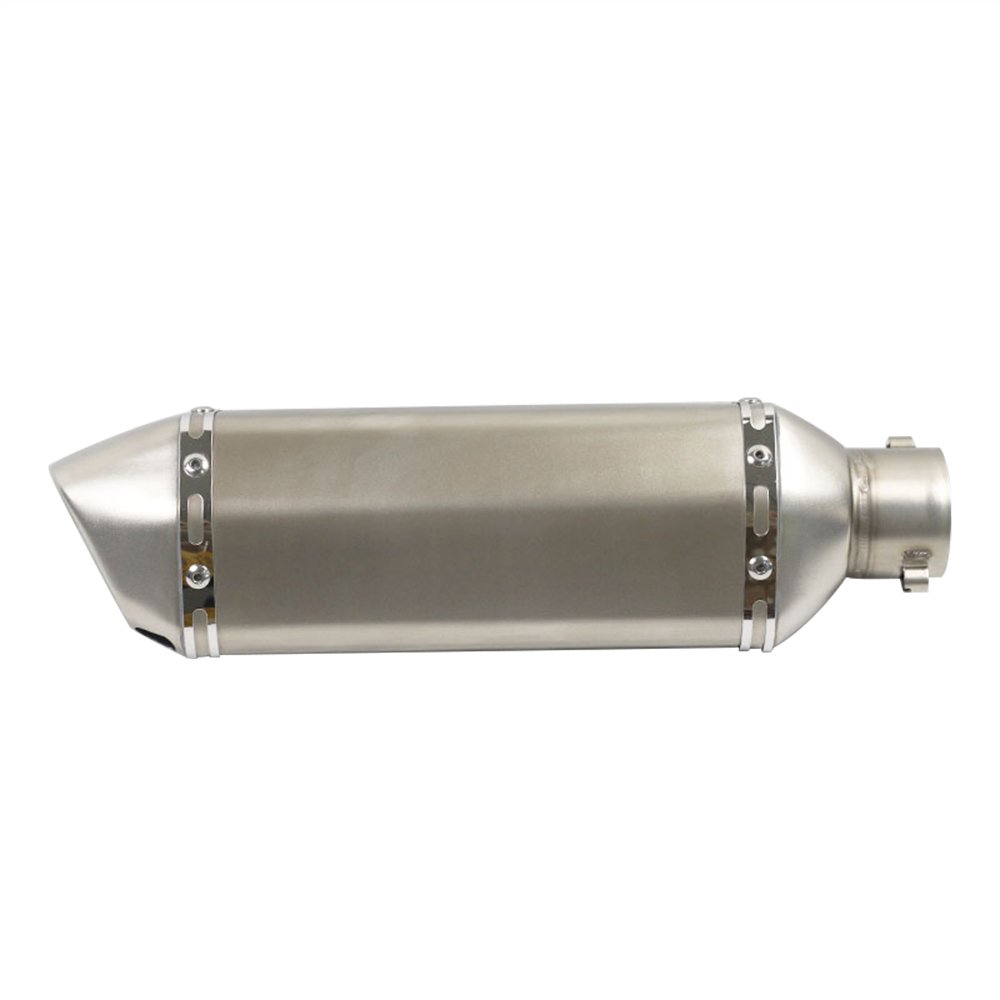 Marmitta di scarico universale in acciaio inox da 38-51 mm per moto, silenziatore modificato, adatta per la maggior parte delle moto