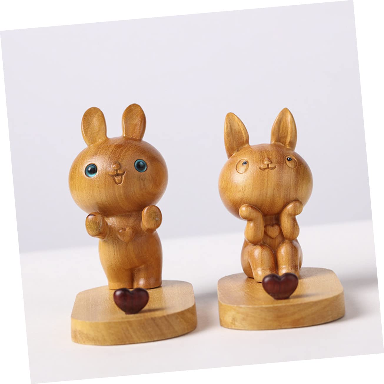 HEMOTON 3pièces Support De Téléphone Forme De Lapin Support Smartphone Portable Adorable pour Smartphone Et Tablette Décoration Pratique Et Créative pour Votre Espace De Travail