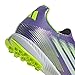 Adidas Unisex-Adult F50 League Laceless Turf, Purple Rush/White/Lucid Lemon, 10
