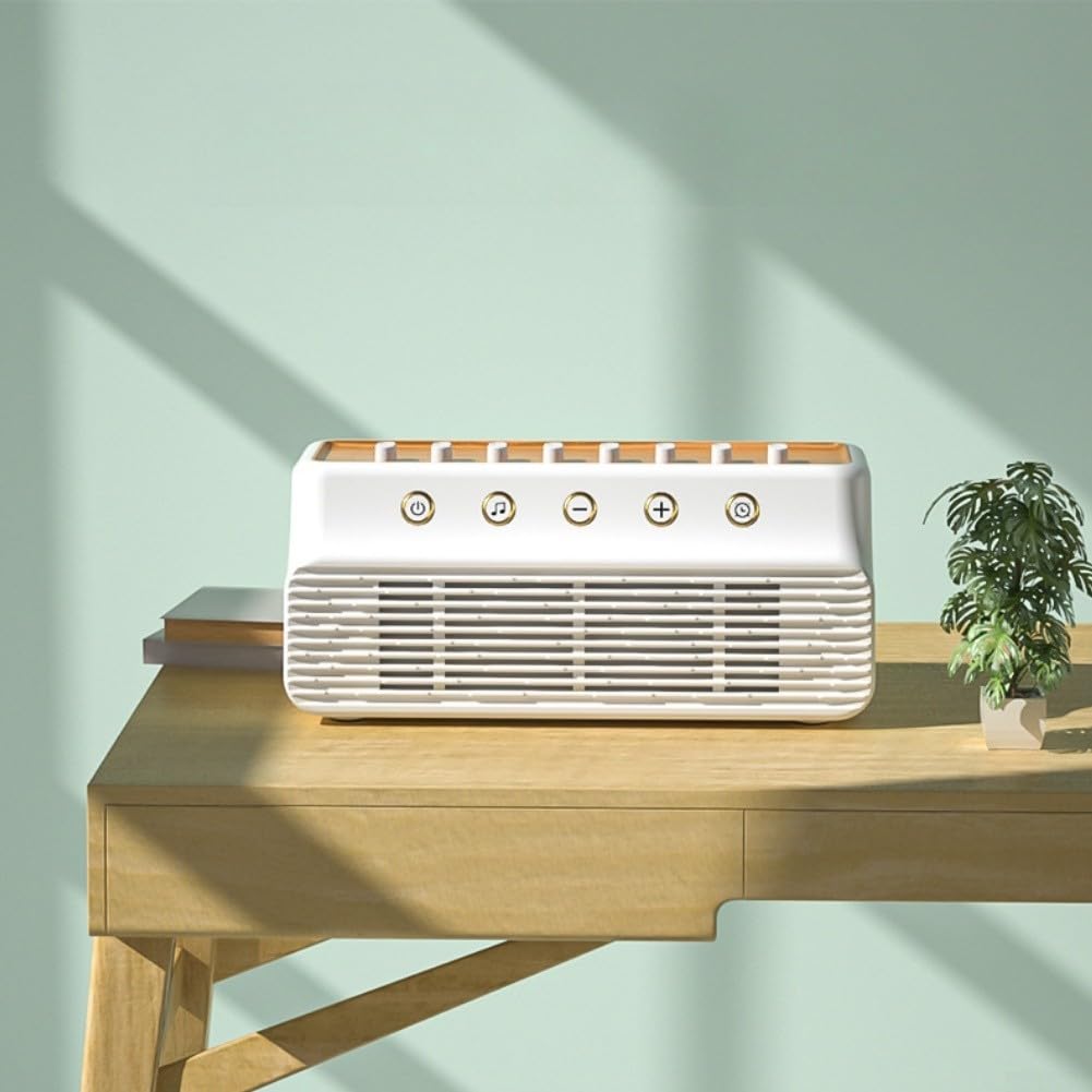 Weißes Rauschen Gerät 255 Sounds Tragbar Timer(White)