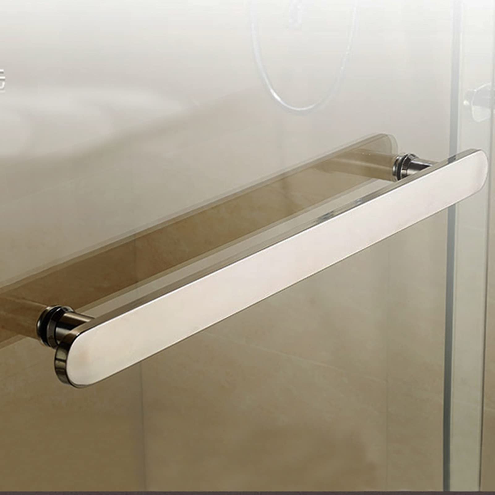 Poignée de porte de douche inox pour suspendre votre serviette de bain facilement
