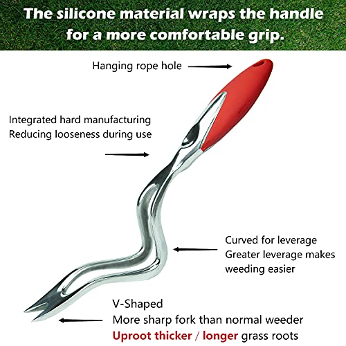 Amble Weeder Hand Puller Tool for Garden Caring to Remove