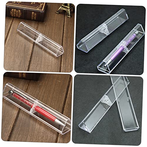 Boîte à stylos en plastique transparente DOITOOL range-crayons | 12 pièces