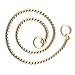SGODA Gold Dog Chain Collar Choke Pet Training Snake Collar with Heavy Links, 22 in, 4 mm