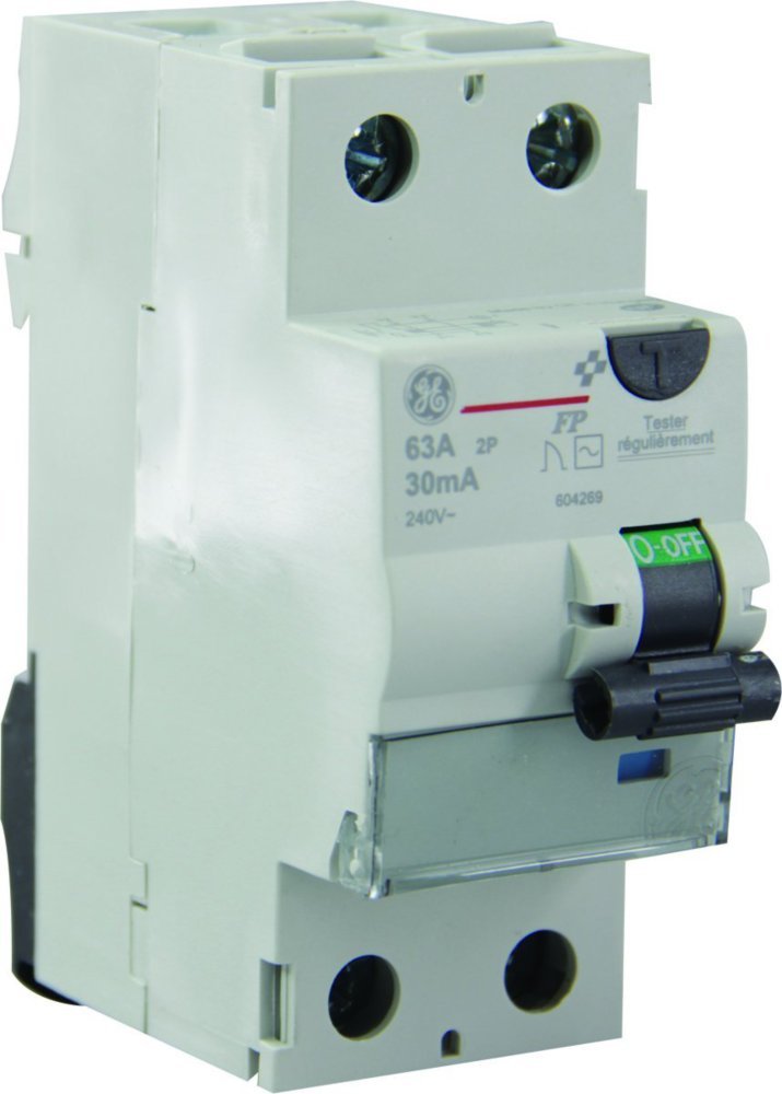 ABB Diffrentieller Schalter Unibis | FH200 RCCB, 2-polig, 63A, 30mA Typ AC, mit Schraube