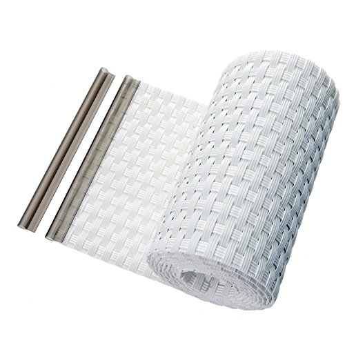 PE Privacidad para tiras de ratán Ocultación. Haga® 255 Cmx19 Cm Color Blanco