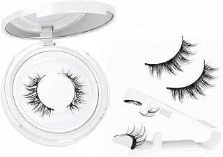 RHHG E COM Magnetic Eyelashes Without Eyeliner – Natural Reusable Manga Lashes Kit with Applicator, No Glue Needed, 1 Pair... Price In India