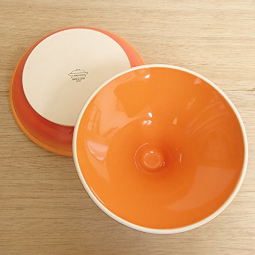 Amazon | 美濃焼 タジン鍋 ベイクオレンジ(20cm) 電子レンジ 直