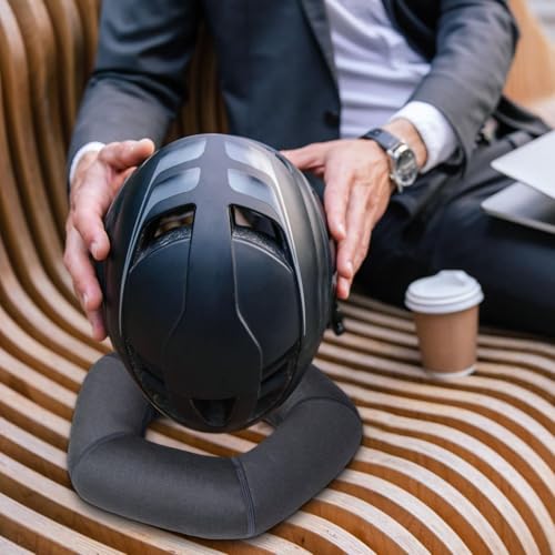 Soporte de casco transpirable con base de donut para mantenimiento seguro 3