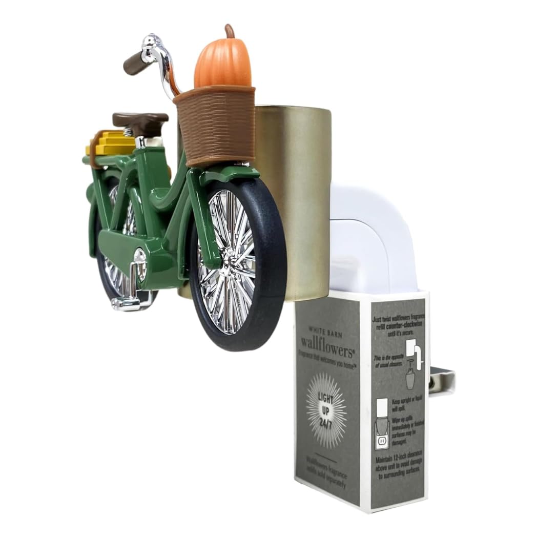 Bath & Body Fall Autumn Bike Nightlight Wallflowers Fragrance Plug