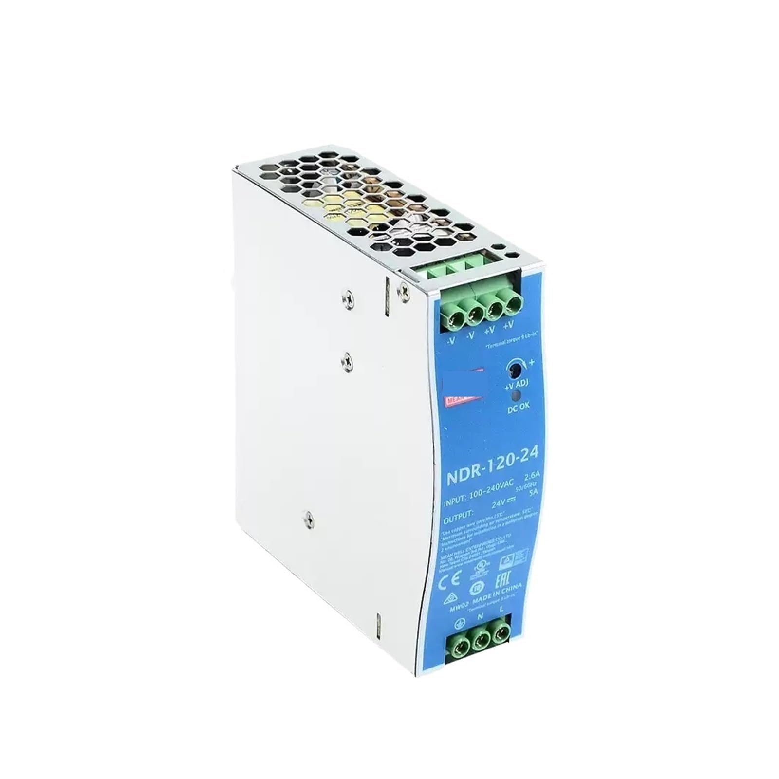 ANERTQUIH NDR-120 Switching Power Supply 220V NDR-120-12 NDR-120-24 NDR-120-48(Ndr-120-48)