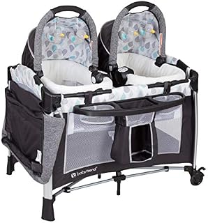 Baby Trend Go Lite Twins Nursery Center, Drip Drop Blue