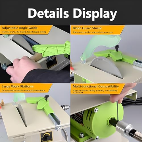 Pierres précieuses sans rayures grâce à la meuleuse d'établi 1380W