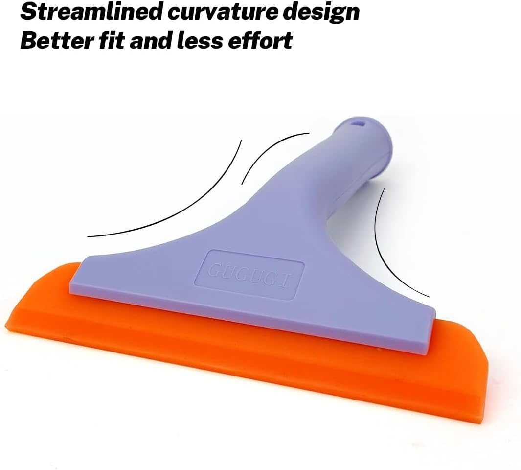 Super Flexible Silicone Squeegee 7.5"x5.9" Silicone Edge Squeegee Wallpaper Smoothing Tool Window Decal Squeegee Car Vinyl Squeegee (5)