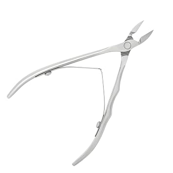 Staleks EXPERT 11 Cuticle Nippers 11 mm Elongated Ergonomic Handles Straight Blades with Protrusion for Efficient Trimming