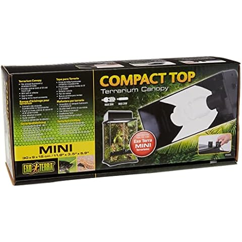 Funda Exo Terra Compact Top para terrarios mini con reflector Cover