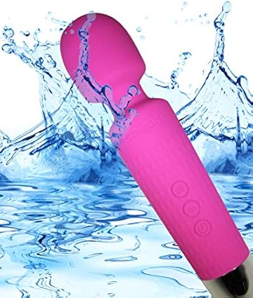 Shibari Mini Halo 20x, Multi-speed, Wireless, Power Wand Massager (Pink)