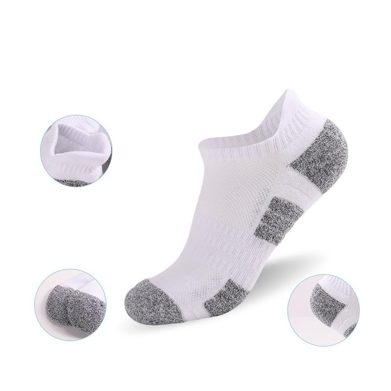 Calcetines deportivos acolchados: calcetines acolchados for correr largas distancias for hombres y mujeres, calcetines deportivos transpirables
