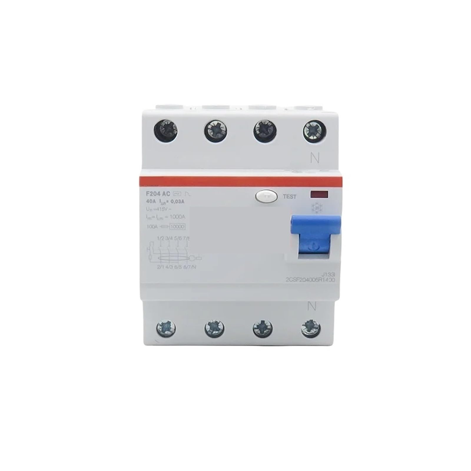 Disjoncteur ELCBF204 AC-80/0.1 haute performance de qualite industrielle 2CSF204005R2800