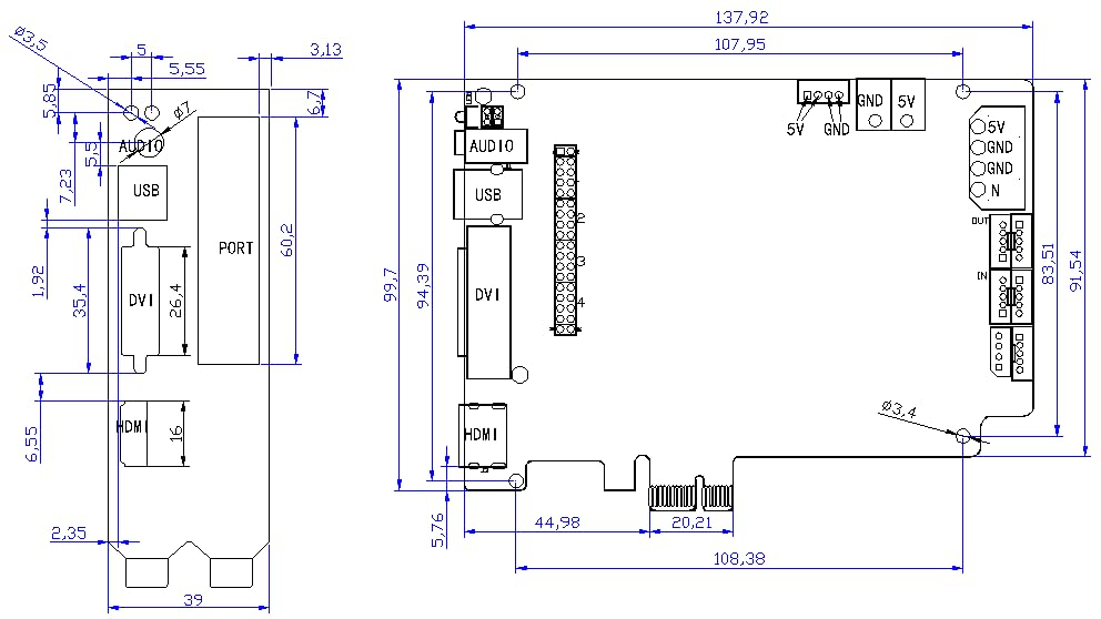 MSD600-1 LED Screen Sending Card (Upgrade Version of MSD600)