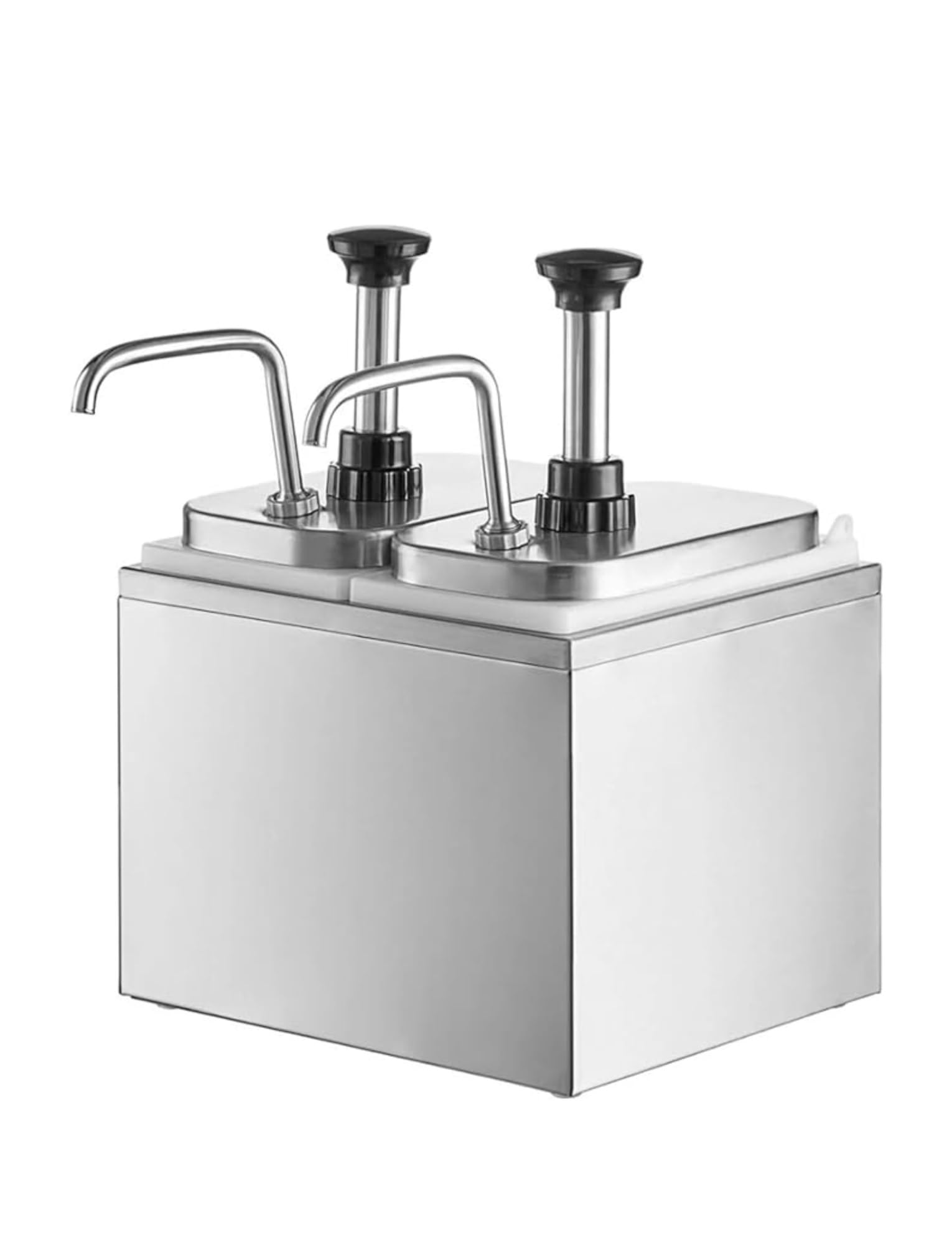 Dispensador de Salsa, Bomba Dispensadora de Salsa 2 Piezas Dispensador de Salsa de 2 L, Hecho de Acero Inoxidable Adecuado for Salsa de Tomate, Especias, Salsa de Mostaza, Salsa de Tomate, Salsa de Ch