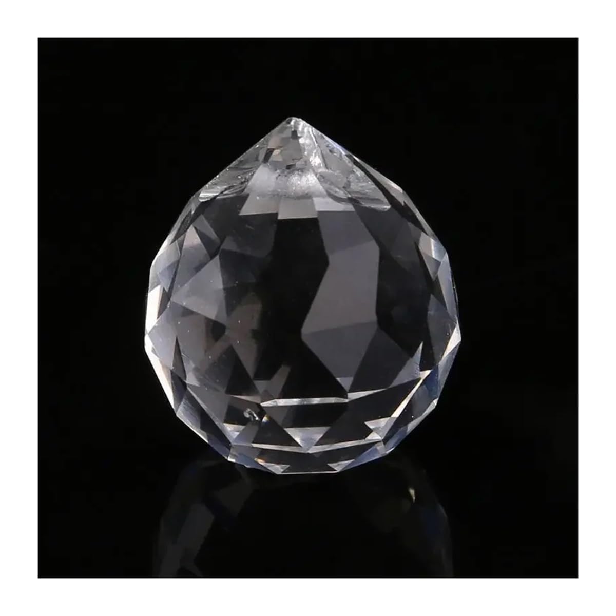 Bola Colgante Decoración de Prisma para Ventana y Collar con Soporte de Piedra de Cristal