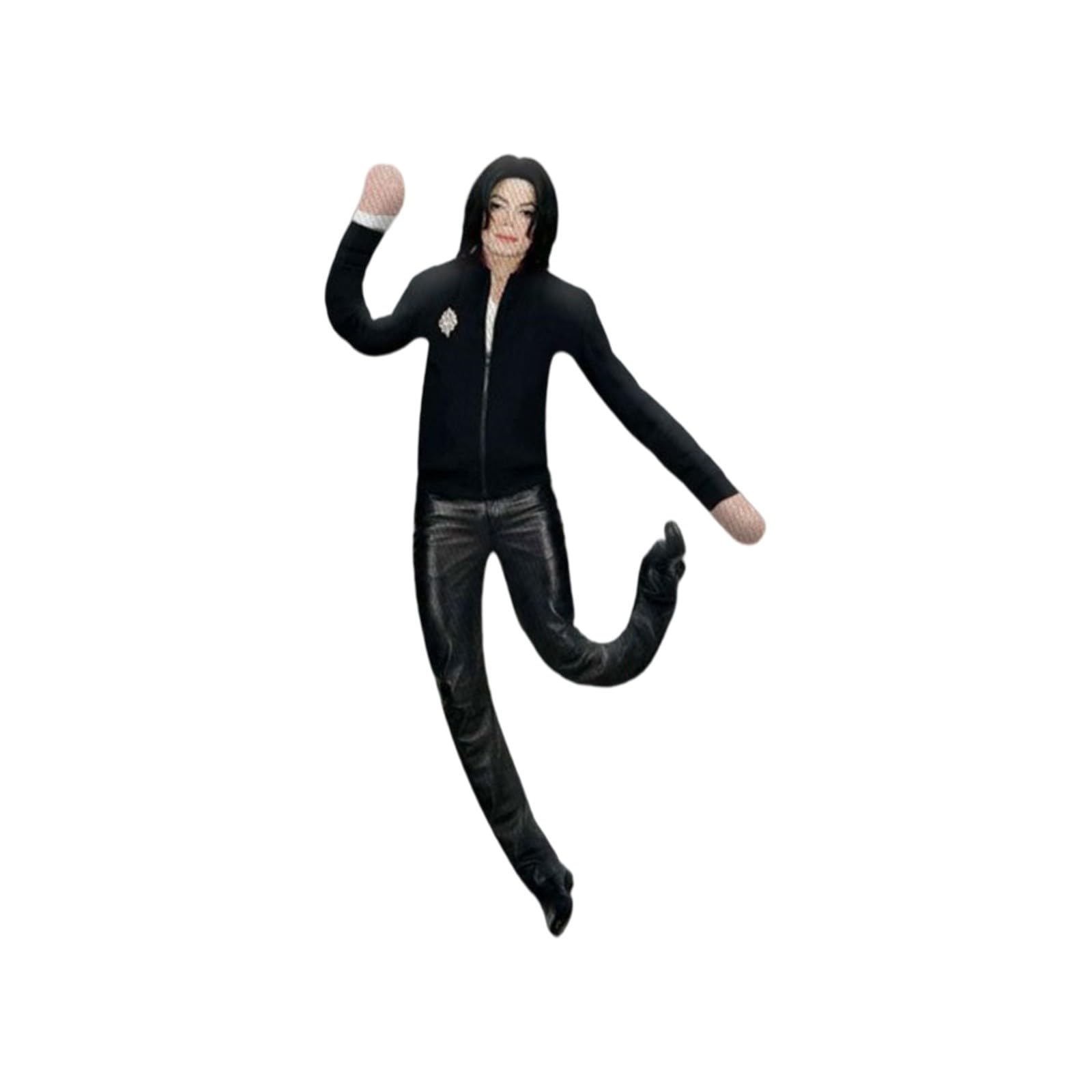 Michael Doll Plush Mj Pillow King of Pop Music Legend Plushies Pop Icon Inspired | the Limbs Are Movable Rock King Classic Plush Halloween Christmas Car Decorations (b)