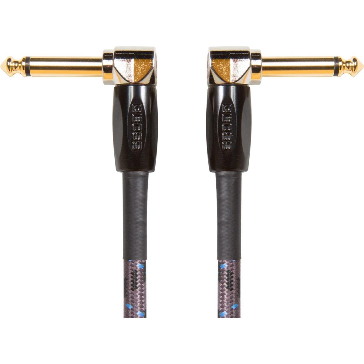 BOSS 6 inç (15cm) Gösterge Kablosu, Açılı/Açılı 1/4 "Jack, 3'lü paket (BIC-PC-3)