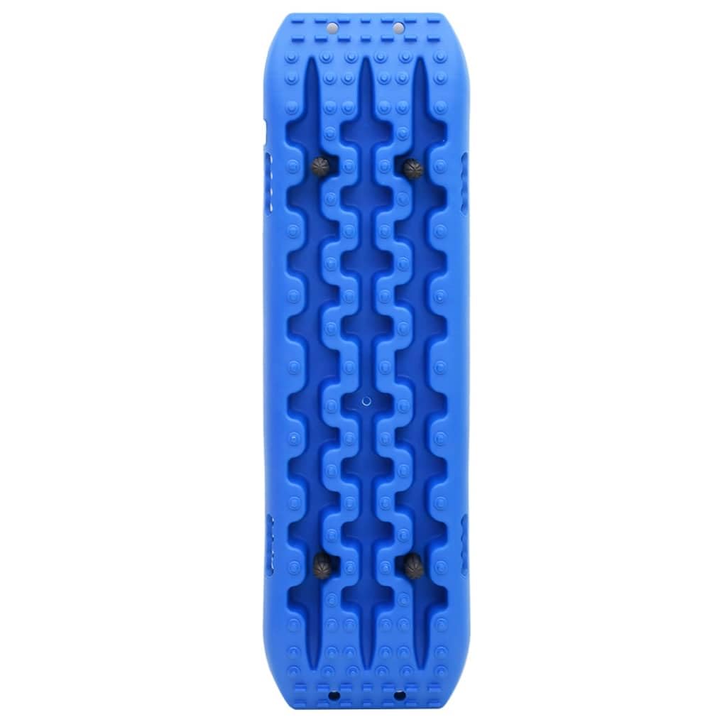 vidaXL Trapy, 2 szt., niebieskie, 106x30,5x7 cm, nylon, trap off road, trap samochodowy, trap terenowy, trapy off road, off road trapy, trap pod koła