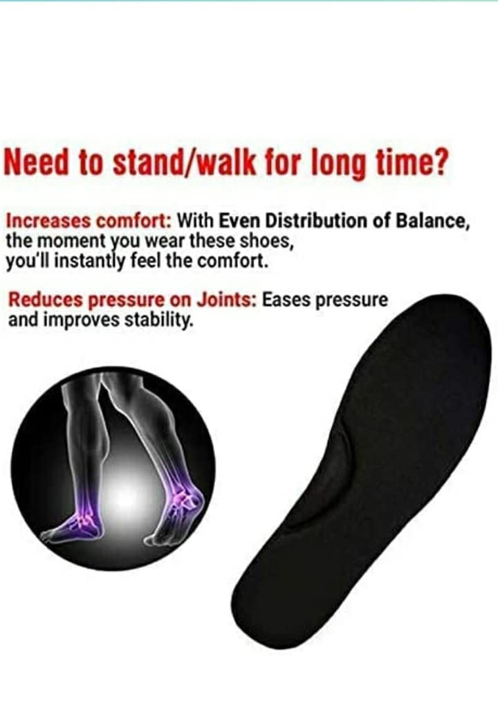 HEALTH CARE Memory Foam Shoes Insole for Mens Comfortable, Soft, Durable, Washable (Black), Super Soft (8, BLACK) HEALTH CARE Memory Foam Shoes Insole for Mens Comfortable, Soft, Durable, Washable (Black), Super Soft (8, BLACK)