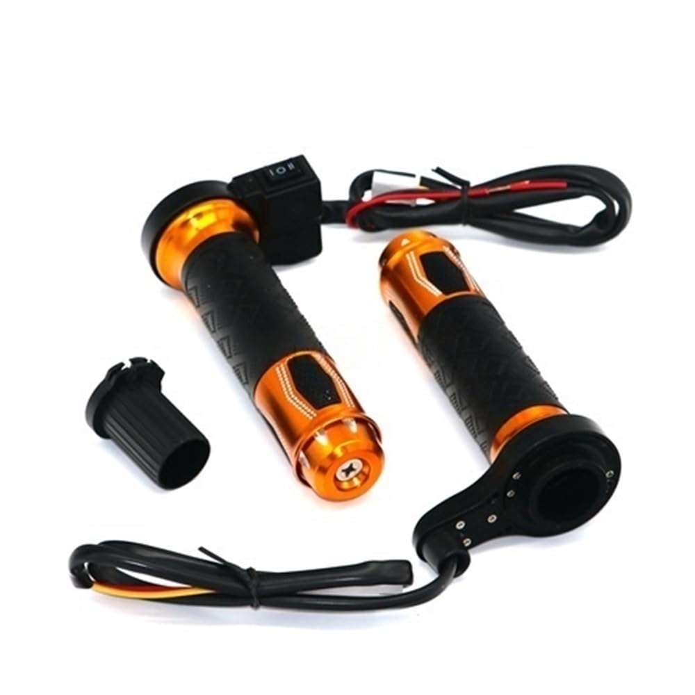 Griffe Motorradzubehör Beheizte Griffe Motorrad Hot Grip ATV Scooter 22mm 7/8" Lenker Handwärmer 12V(G)