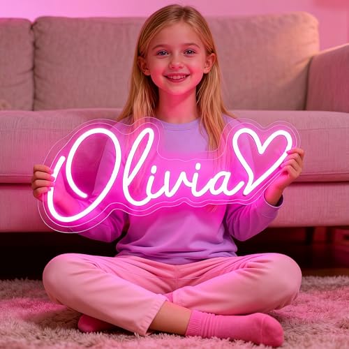 Custom Neon Signs, Neon Sign Customizable Personalized LED Name Sign