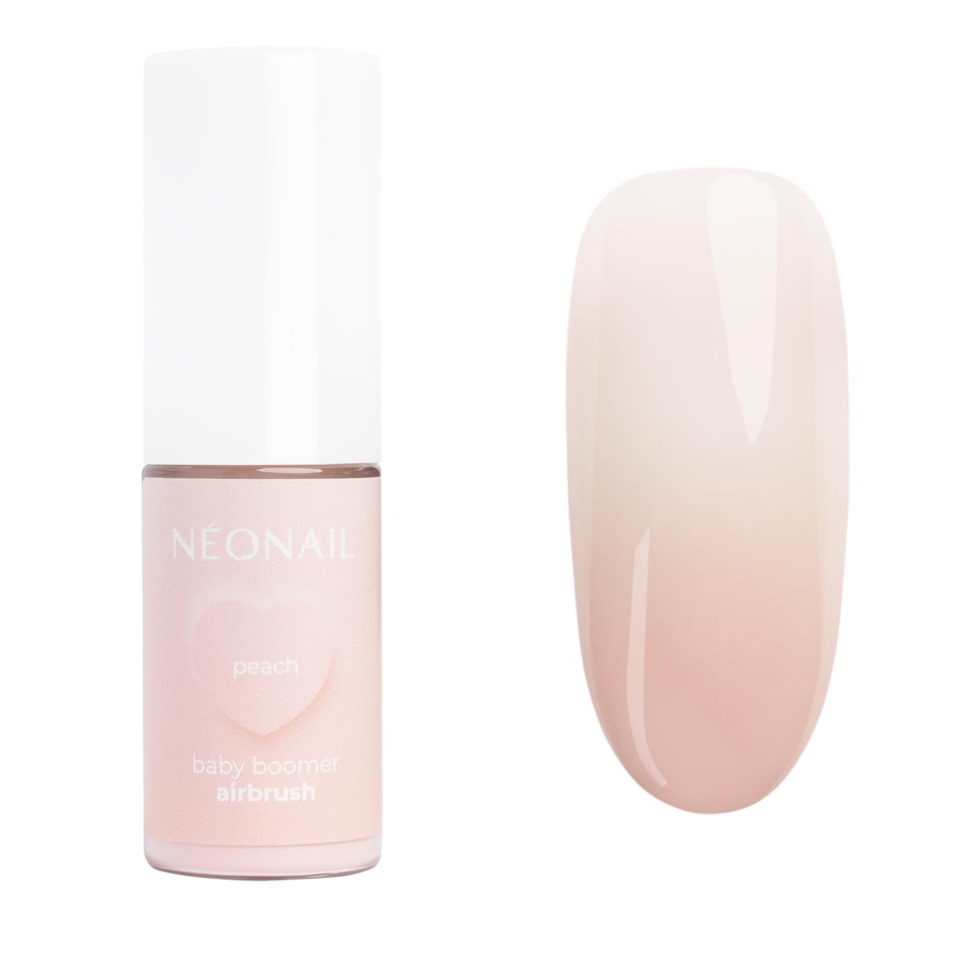 NEONAIL Baby Boomer Airbrush Peach - Quick Ombre Spray - Nagelpulver-Spray, Pfirsich, 5 g
