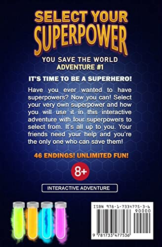Select Your Superpower: You Save The World, Adventure #1 2 516NMqVjsXL