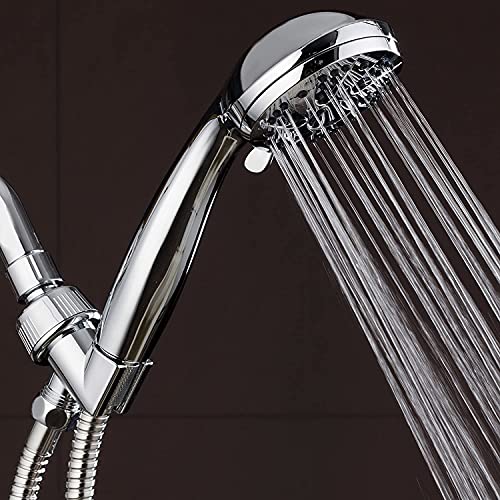 AquaDance High Pressure 6Setting 3.5″ Chrome Face Handheld Shower with