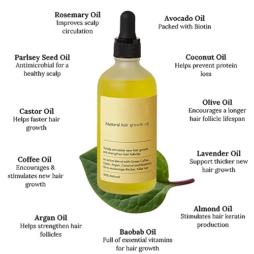 Houdini Natural Vegan Hair Growth Oil Rosemary Essential Oils Pure Natural Hair Density Oil Reduce H