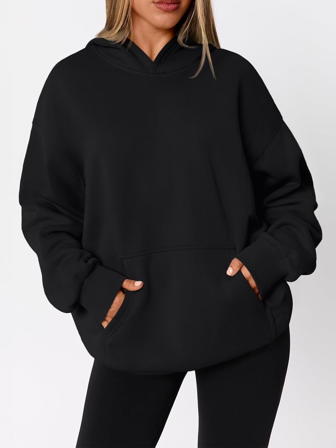 WYNNQUE Hoodies for Women Oversized Sweatshirts Fall Fashion Outfits 2026 Casual Sweaters Tops Fleece Workout Winter Clothes - Image 3