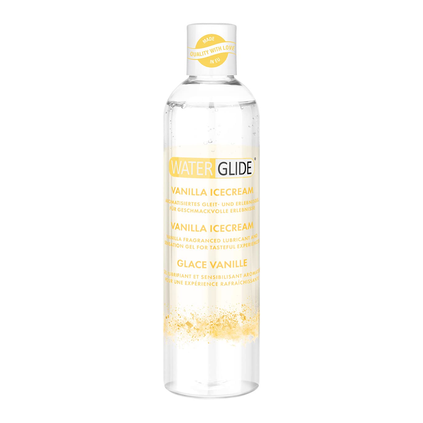 Lubricant Vanilla Flavour | Water-Based Lubricant for Longer-Lasting Fun | Vegan | Suitable for Sex Toys and Condoms | 300 ml Bottle lube Vaginal and Anal