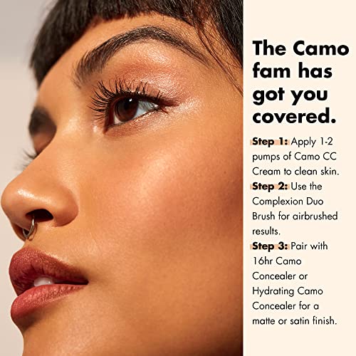 e.l.f. Camo CC Cream, SPF 30 Color-Correcting Medium-To-Full Coverage Face Foundation, Delivers An Airbrushed Finish, Vegan & Cruelty-Free, Fair 120 N
