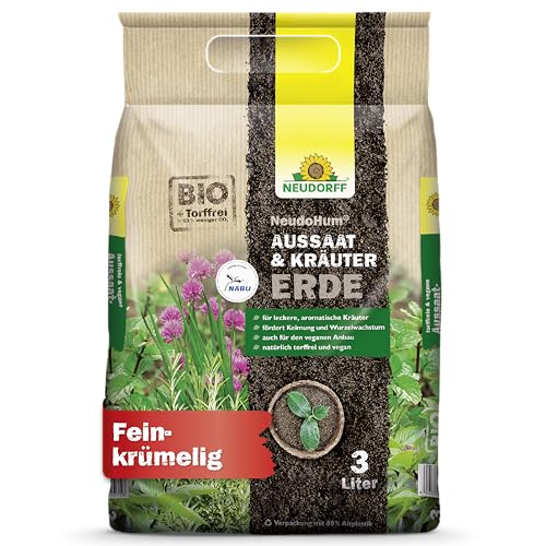 Neudorff NeudoHum AussaatErde und KräuterErde 3L - Bio...
