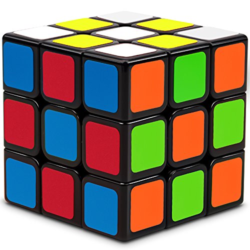 Speed Cube, Suvevic 3x3x3 Sticker Speed Cube Smooth Magic Cube Puzzle (New version) (T1)