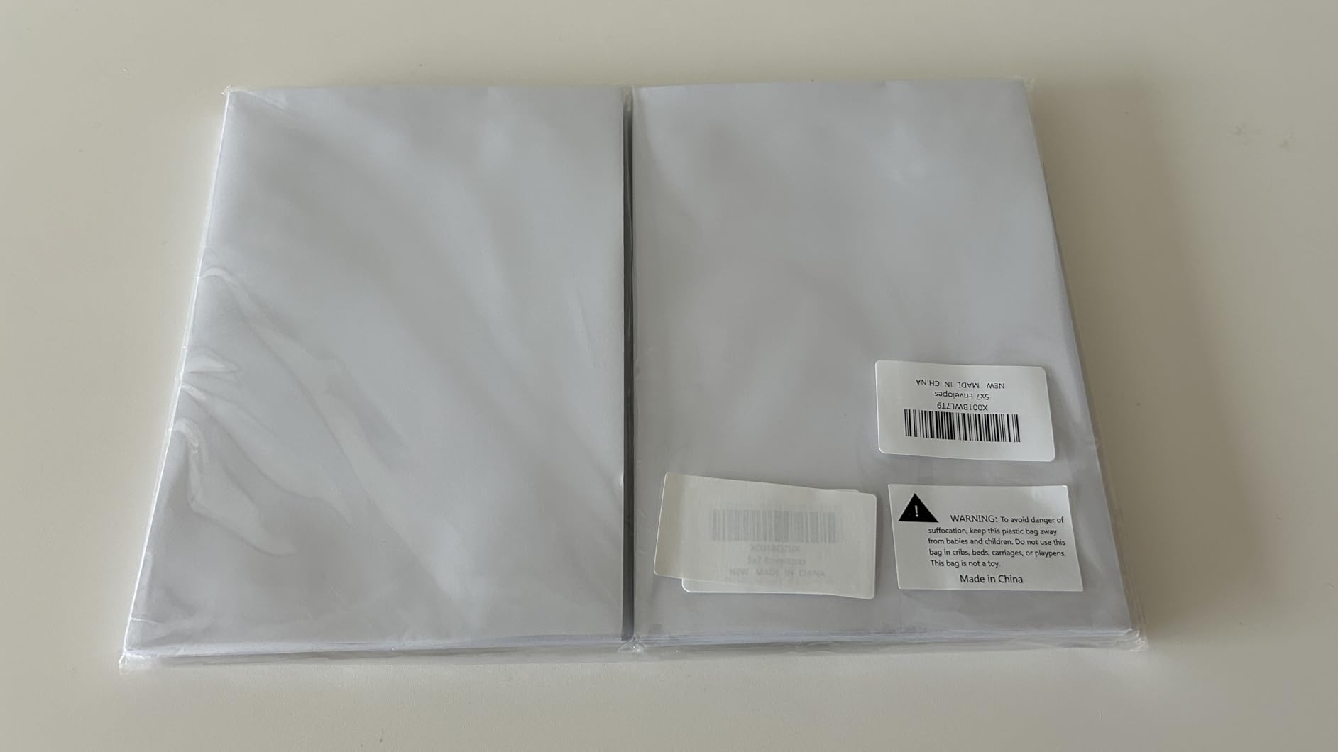 5x7 Envelopes, 50 Packs White A7 Envelopes for Invitations, Printable ...