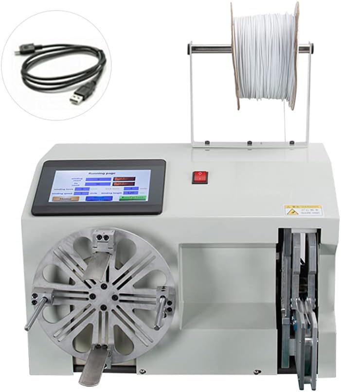 EASTONTECH EA20B Newest Automatic Mobile Phone Data Cable&Wire Winding Tying Packing Machine