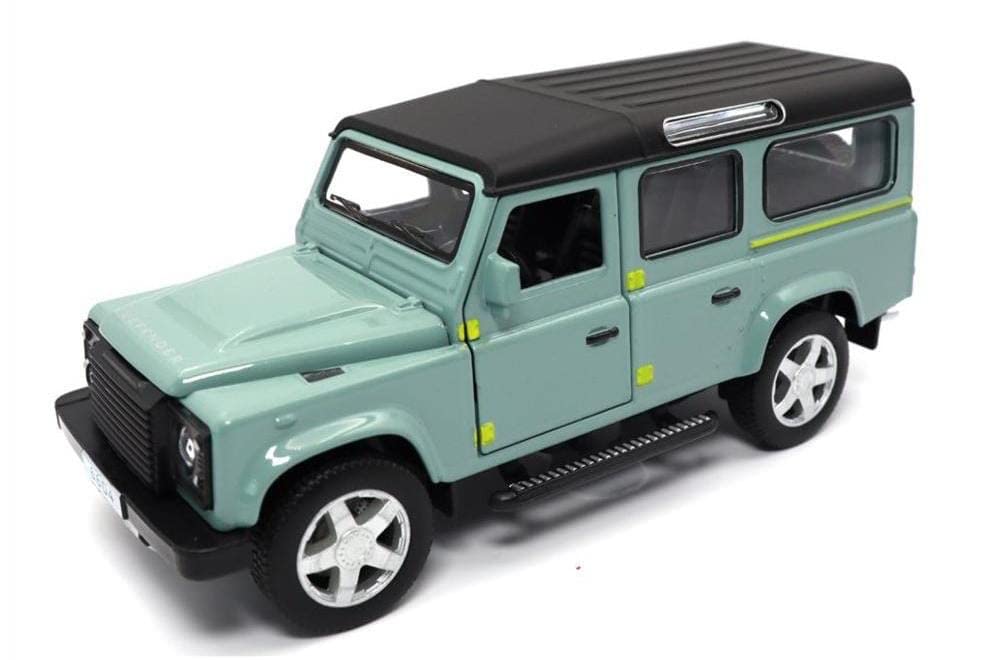 Image of Defender Dodge Charger Metal Pull Back Die Cast Car With Light and Sound for Kids, Green