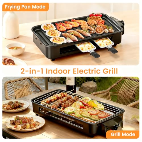Yohawjan 2-in-1 Indoor Grill Black thumbnail 2