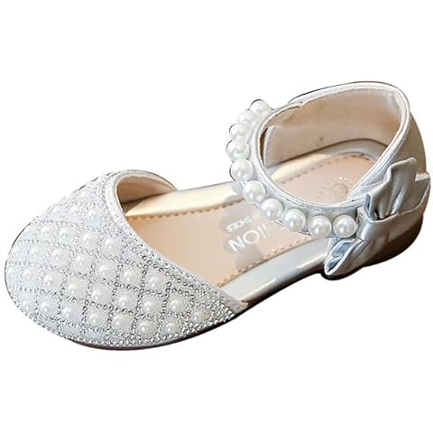 Girls' Pearl Evening Slip-On Dance Shoes Cover