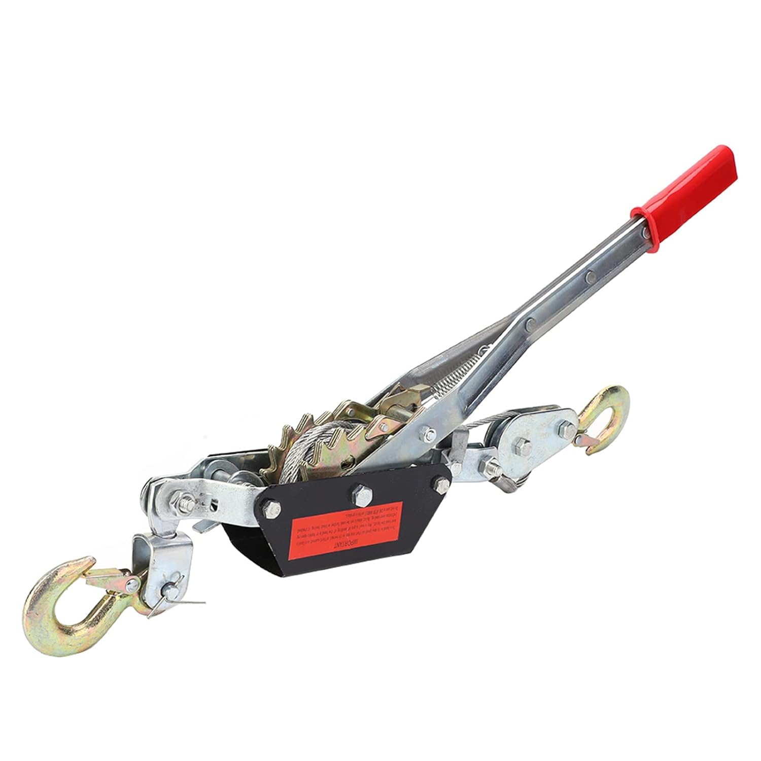 Seilwinde, Seilwinde, Handwinde, 2T Drahtseil-Handabzieher, Mini-Spanner mit Zahnrädern, Handseilzug, Automobil-Hebe-Windenabzieher, Erholung