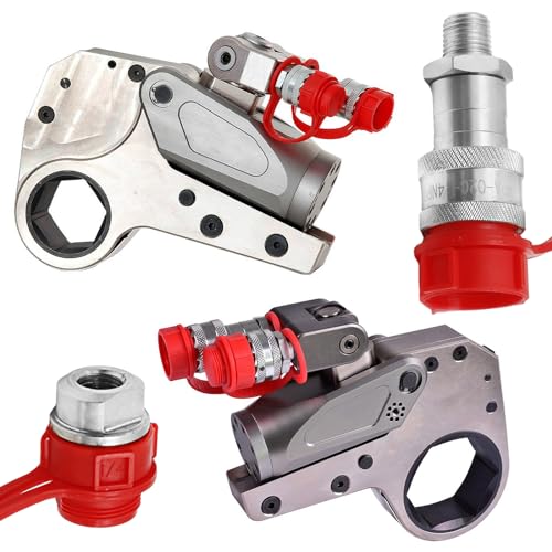 Image of Ball Face Mount Fitting 1 /4 inch NPT With 2 Dust Caps A-630 10,000 PSI High Pressure High Flow Connect and Disconnect Hydraulic Quick Couplings
