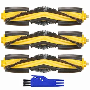 Electropan Replacement Ecovacs T8 Main Brush Deebot T8 aivi Brush for Ecovacs DEEBOT OZMO T8 AIVI/ T8/ N8 Pro/ N8 Pro plus/N8/N8+/920/ 950/ T5/ N7 Robot Vacuum (3pcs Rollers)