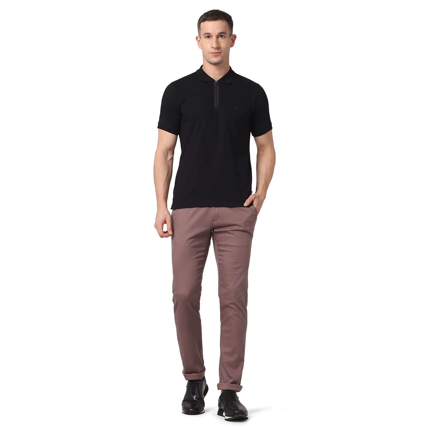 blackberrysMen's Casual Slim Fit Polo Neck T Shirt-ET-SS-TP-NOAH-E